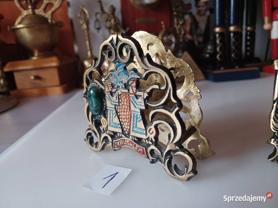 Piękny mosiężny serwetnik JERUSALEM Kolekcja sprzedam