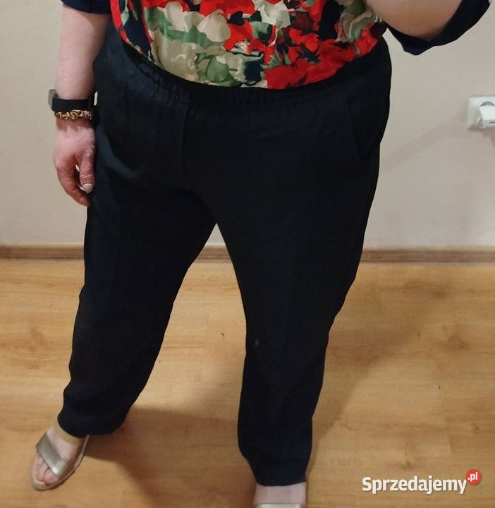 Eleganckie spodnie rozmiar 4850 na szersze małopolskie