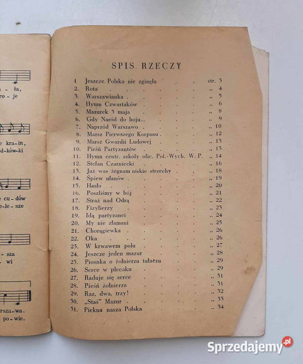 Mały Śpiewnik Żołnierza Polskiego Aleksander Łódź