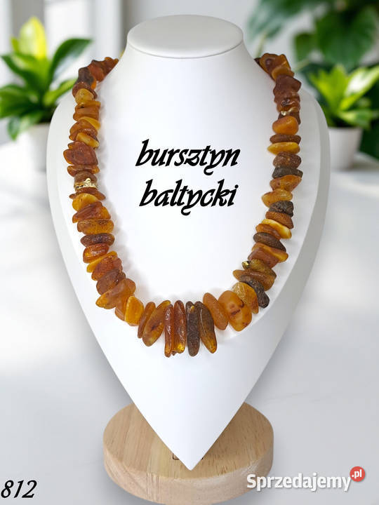 Korale bursztyn bałtycki bryłki surowe