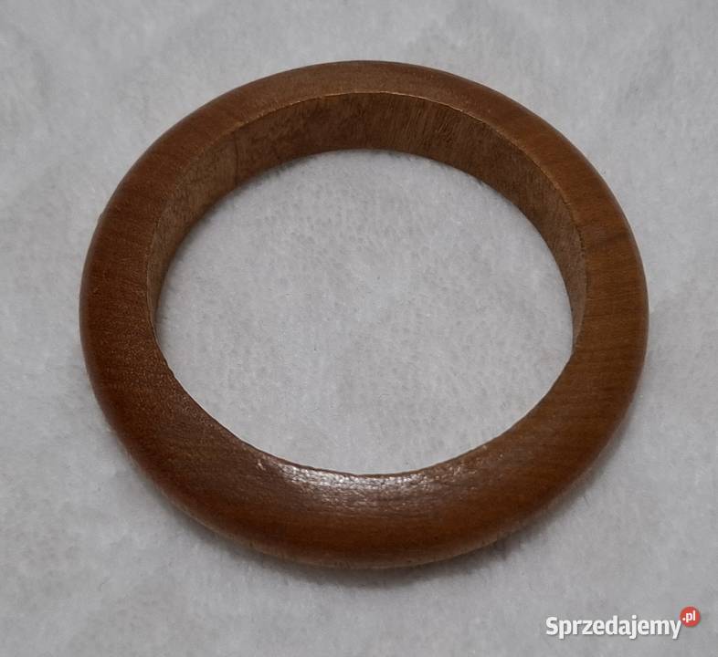 Drewniane kółko karnisza brązowe karnisz 40mm 1 Czeladź
