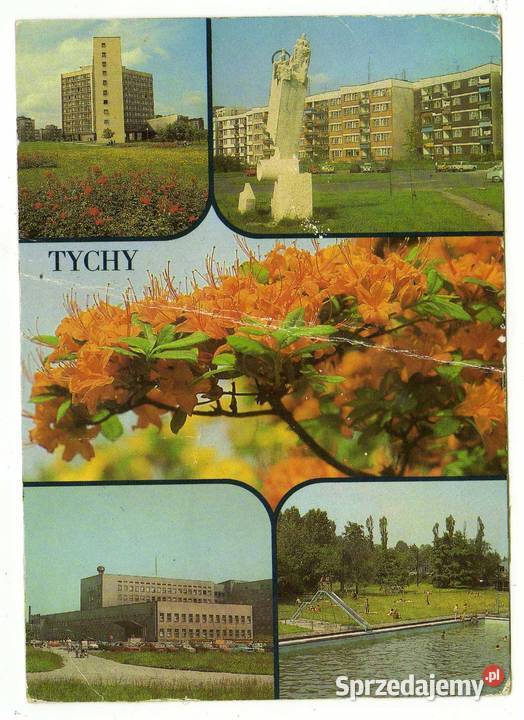 TYCHY 2 POCZTÓWKA WIELOWIDOKOWA