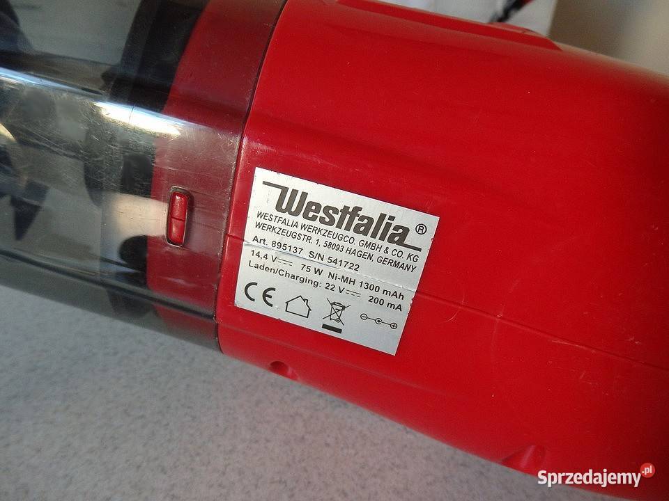 Odkurzacz 144V Westfalia Na mokro i na Sucho