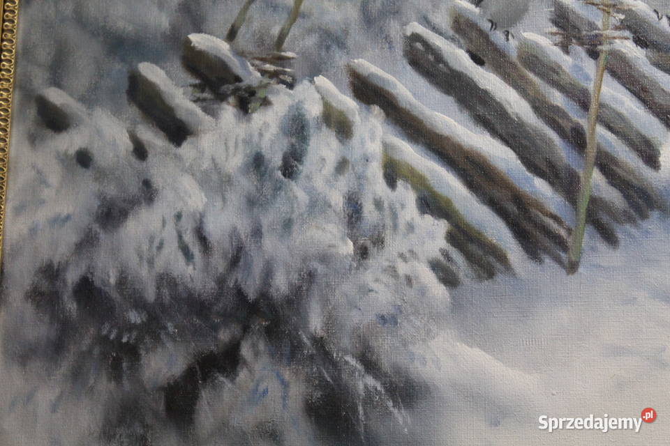 Obraz Hougnard Zima 1363 FiaF Szczecin sprzedam