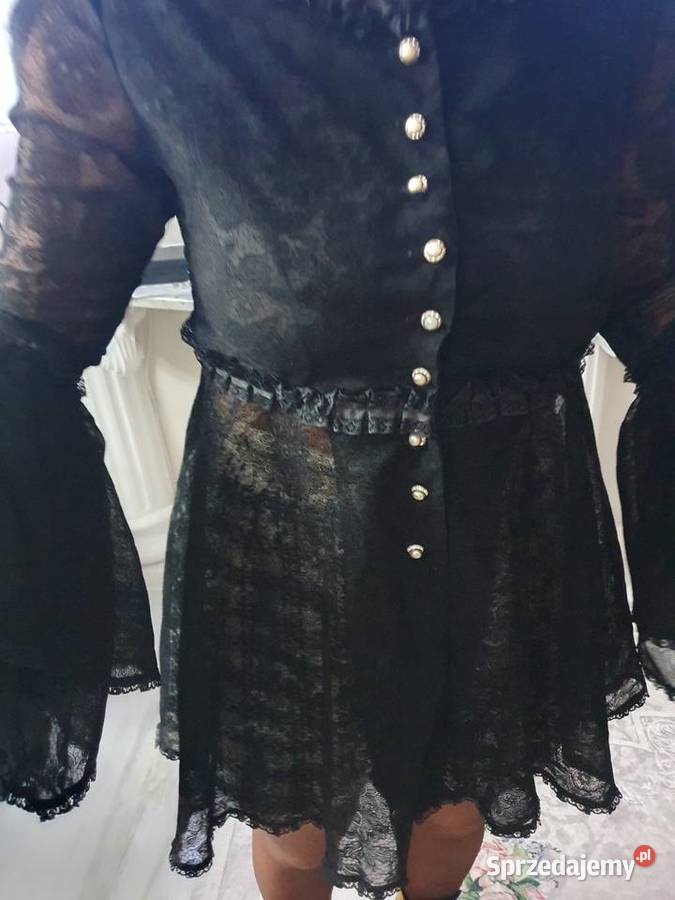 Vintage bluzka z koronka Inny wzór Gdynia