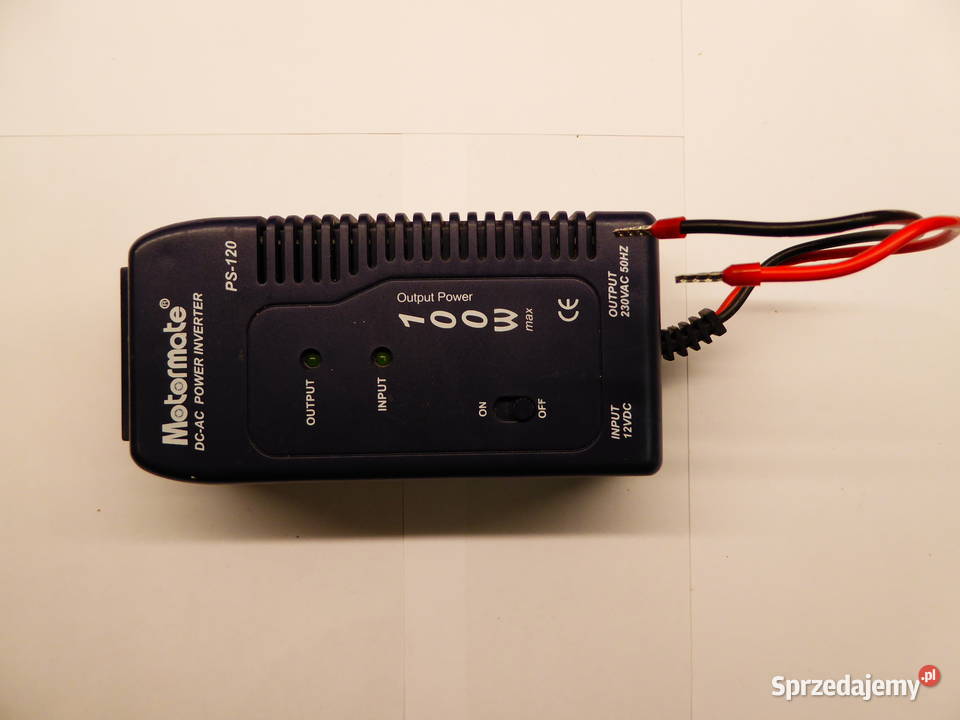 Przetwornica 12V DC na 230V AC moc 100W