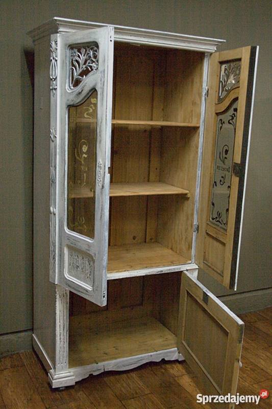 BIELONA BIBLIOTEKA ANTYK VINTAGE UNIKAT IMPRESJA Radzymin sprzedam