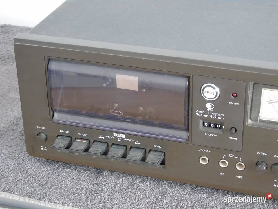 Platine K7 Sharp RT-1122H Stéréo D'occasion - Noir - Fonctionne Parfaitement