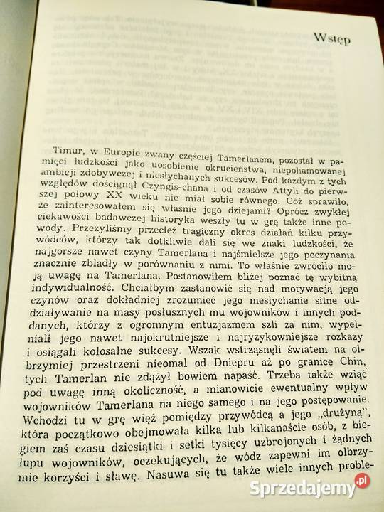 Tamerlan i jego czAsy książki księgarnie Bródno Antykwariat