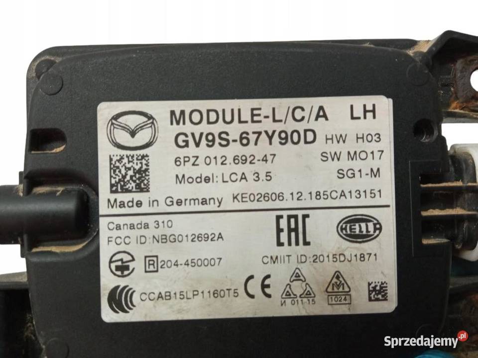 MODUŁ GV9S67Y90F Mazda 6 III 2012 świętokrzyskie