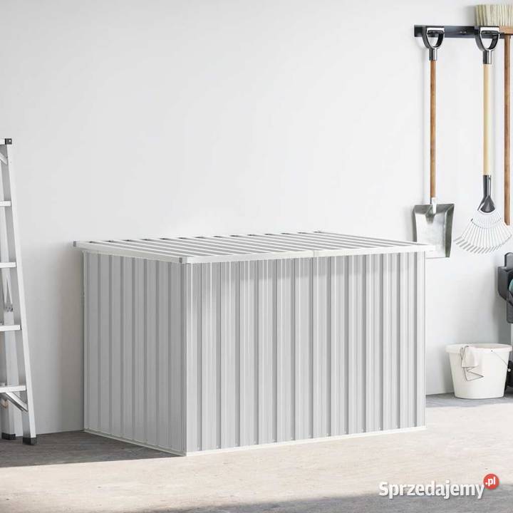 vidaXL Skrzynia ogrodowa do przechowywania szara mazowieckie Warszawa