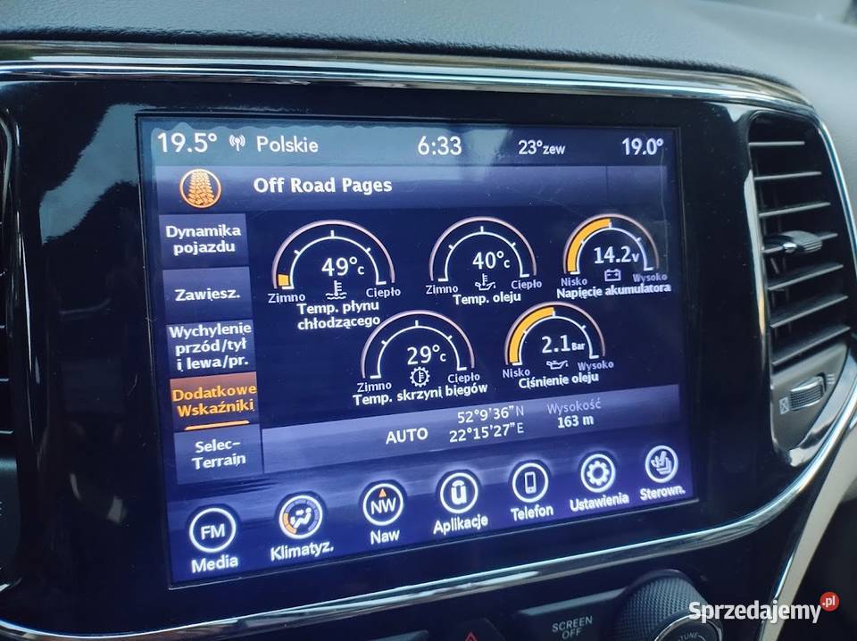 grand cherokee 2021r 51000 Grand Cherokee mazowieckie Siedlce