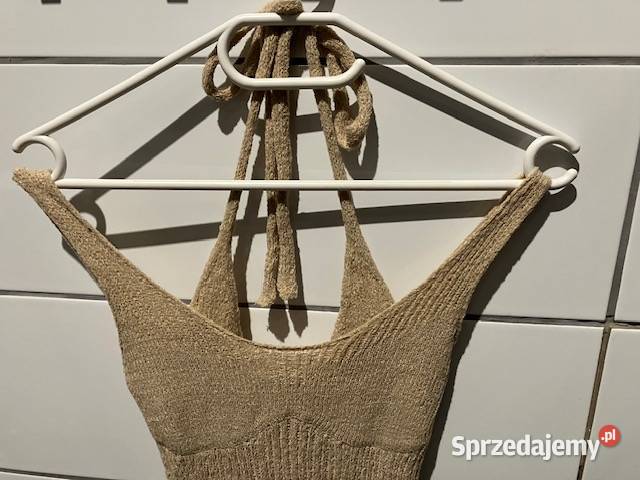 dwuwarstowa sukienka z ażurowej dzianiny HM xxs kujawsko-pomorskie sprzedam