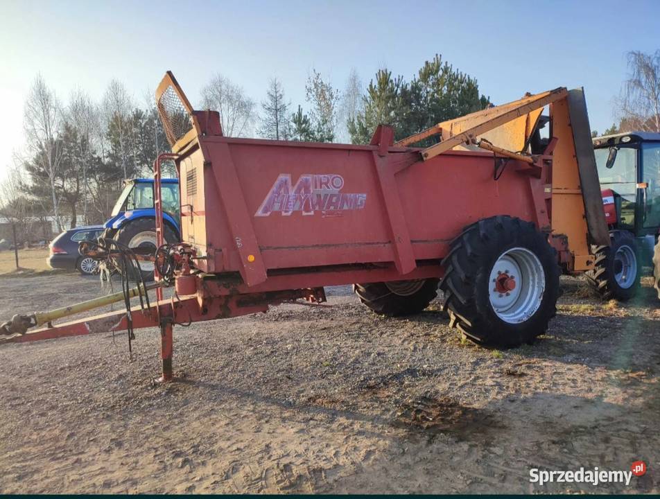 Rozrzutnik obornika Miro heywang nieuszkodzony Rozrzutniki obornika Grabów Szlachecki