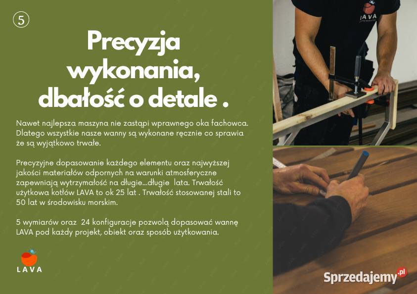 Wanna Termalna LAVA One Pro kocioł SPA Jacuzzi Nowy Sącz