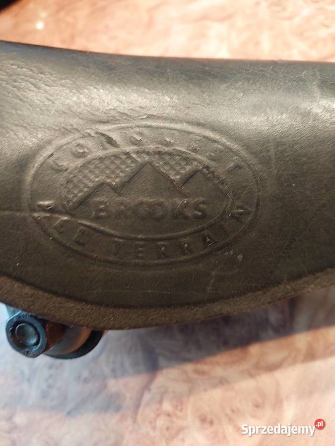Zabytkowe skórzane siodełko do roweru Piła