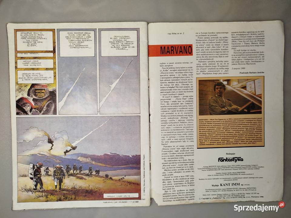 Komiks Wieczna wojna fantastyka łódzkie