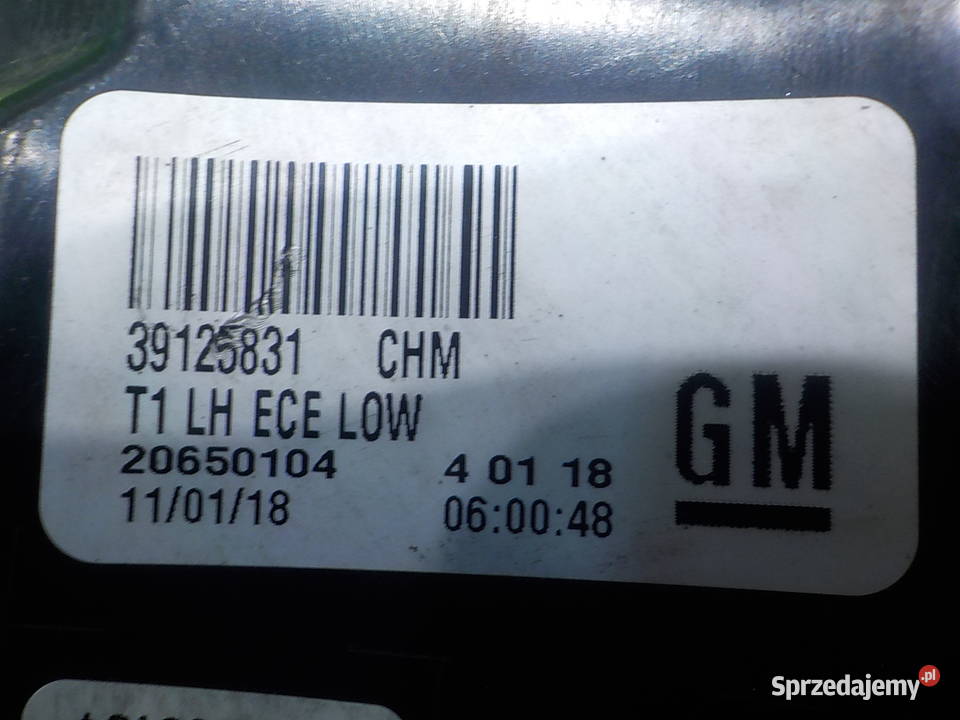 OPEL INSIGNIA B 16 CDTI 18r lampa lewa tyl Suków sprzedam