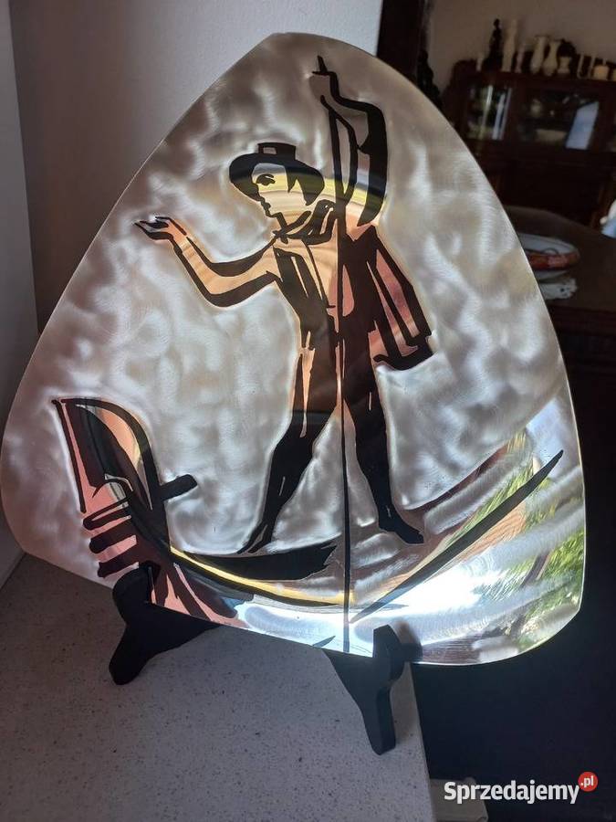 WMF talerze Art Deco metalowe 2 Gryfino