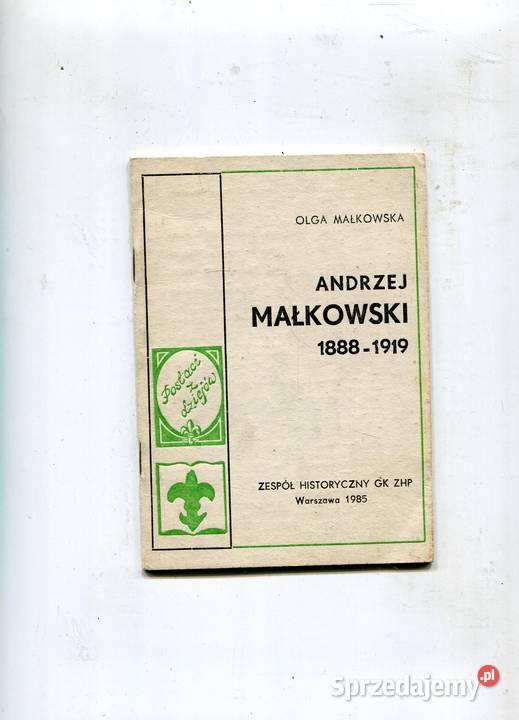 Andrzej Małkowski 1888 1919 Olga Małkowska Szczecin