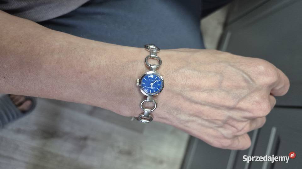 Damski biżuteryjny zegarek Glashutte Chorzów