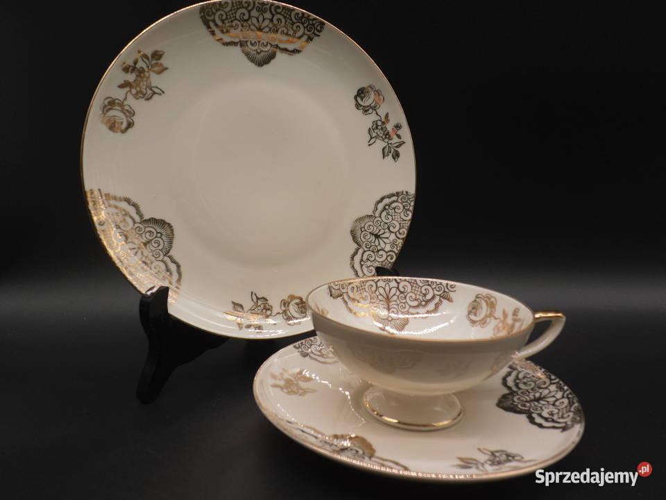 Zestaw śniadaniowy trio z porcelany BAVARIA Raszków sprzedam