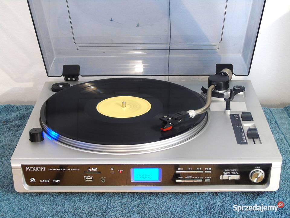 Gramofon USB mp3 rec MarQuant sprawny DOSTAWA Jasło