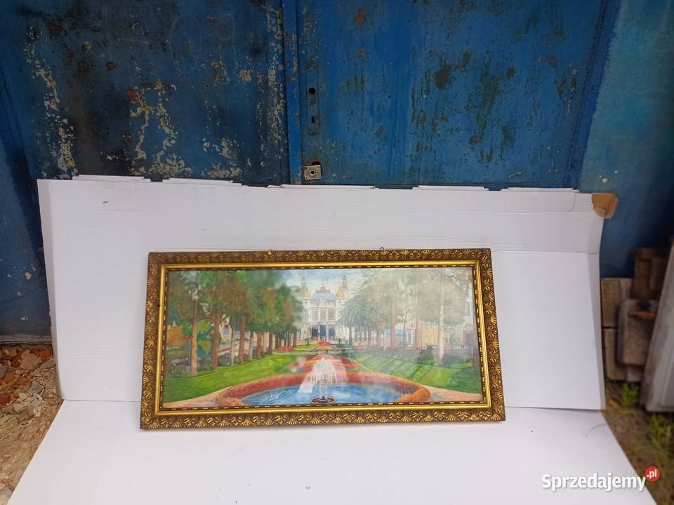 Obraz w złotej ramie Zabrze