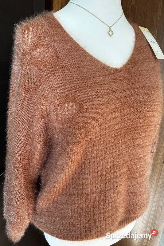 Sweter damski Made in Italy z moherem Szczecin sprzedam