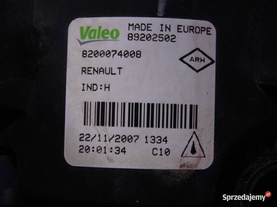 Halogen lampa przeciwmgielna przód Renault opolskie Biała Nyska
