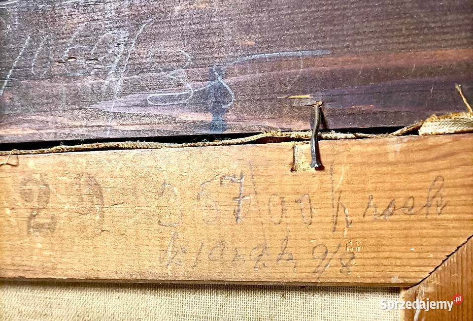 Sprzedam obraz olej na płótnie 1935 Malarstwo Elbląg