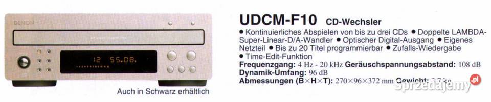 Denon UDCMF10 Compact Disc Changer 3xCD wysyłka Kraków