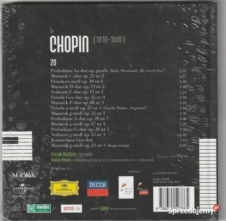 Chopin Jazz Impresje Leszek Możdżer CD mazowieckie Pruszków