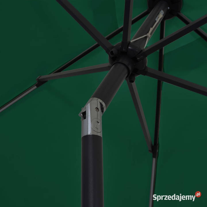 Parasol ogrodowy z LED i aluminiowym słupkiem Meble ogrodowe
