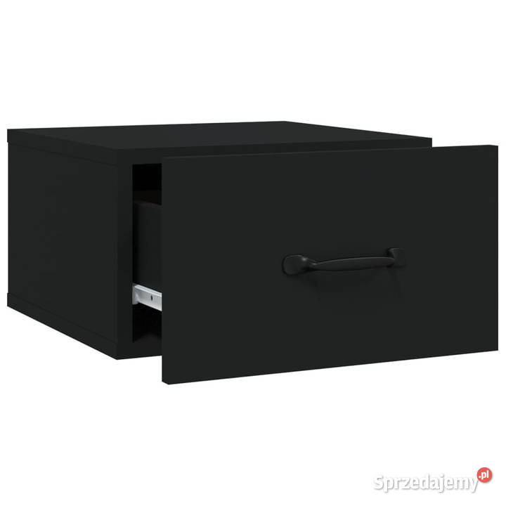 Wiszące szafki nocne 2 czarne 35x35x20 WM812855 Warszawa