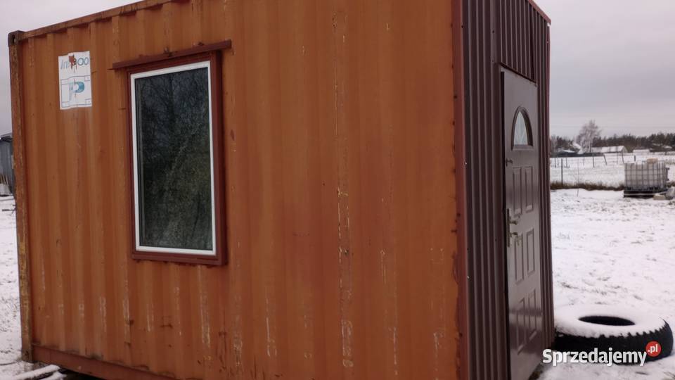 Kontener morski stróżówka garaż Hale i magazyny lubelskie Biała Podlaska