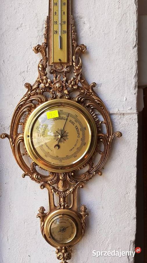 Barometr mosiężny