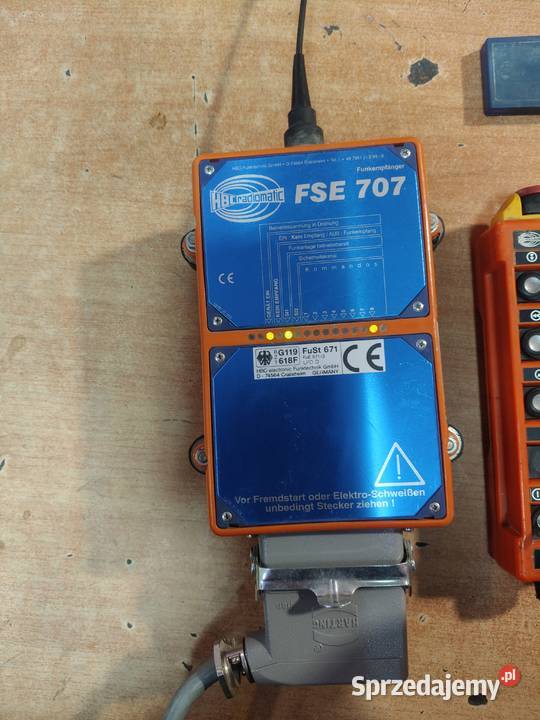 Sterowanie suwnicyDzwigu demag hbc 707 mazowieckie Mińsk Mazowiecki