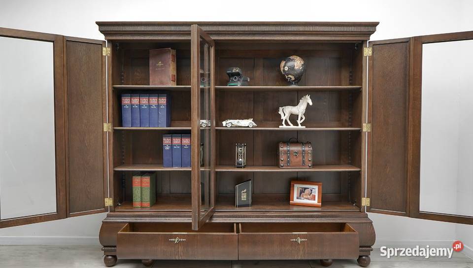 Dębowa biblioteka z lat 20tych XXw Jerka