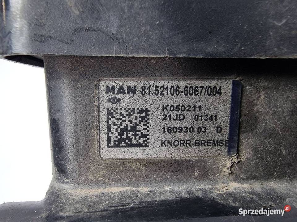 ZAWÓR POWIETRZA MAN TGX 18440 81521066067 kujawsko-pomorskie Lipno