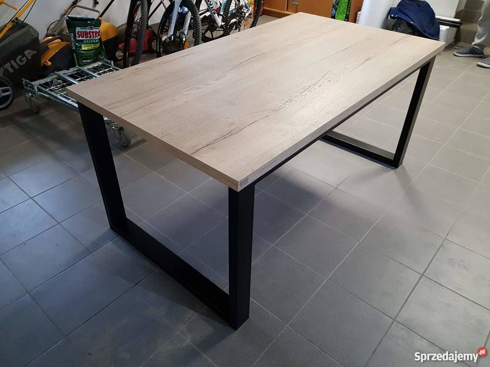 Stół industrialny egger dab halifax naturalny Stoły, krzesła, biurka Grzybno