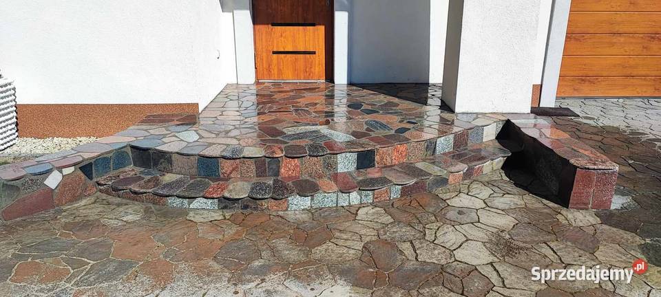 Kamień polny cięty w plastry wykonawstwo sprzedam