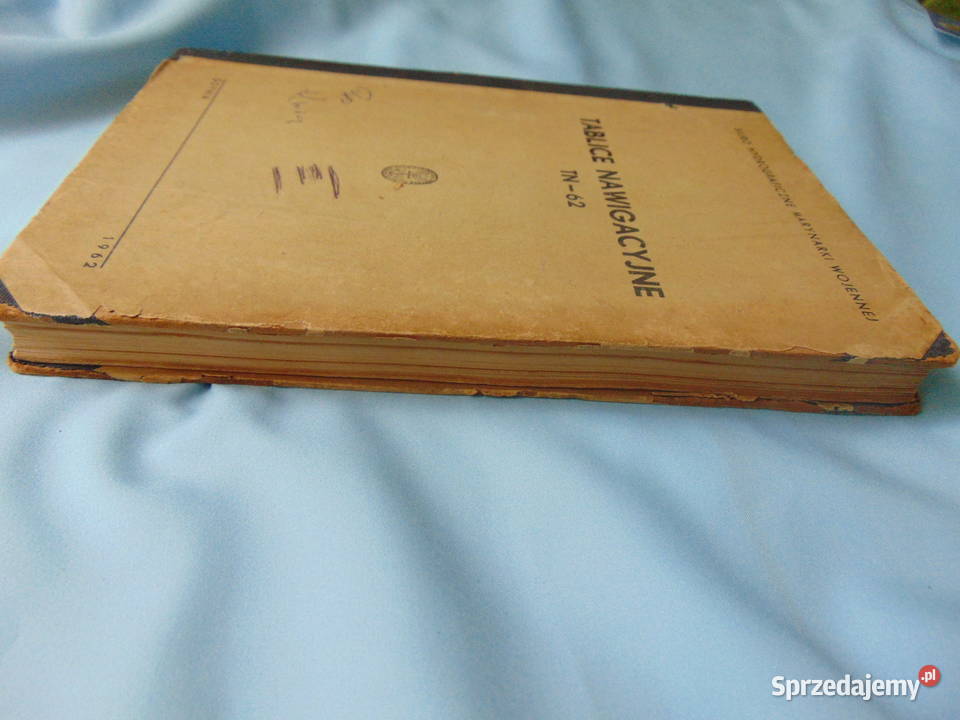 Tablice nawigacyjne TN62 Książki naukowe i popularnonaukowe Lublin sprzedam