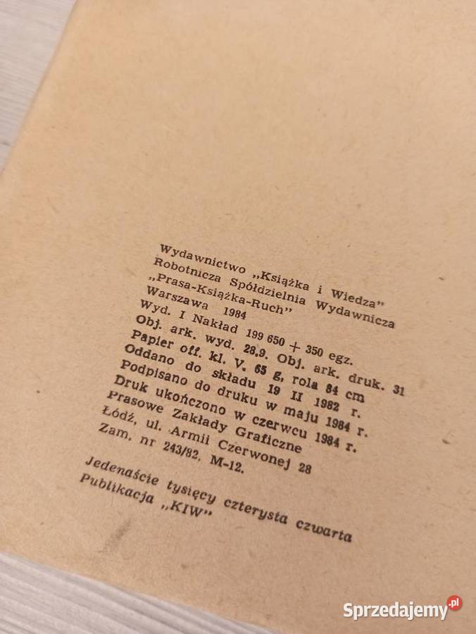 Cienka Czerwona Linia James Jones RUCH 1984 Bielsko-Biała