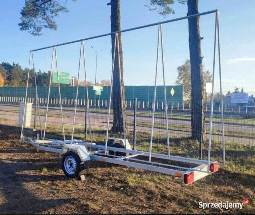 Wypożyczalnia przyczep przyczepa reklamowa Nowa Lidzbark
