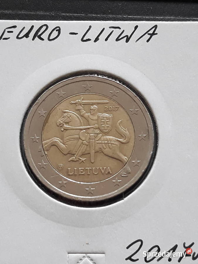 2 Euro Litwa 2017 r rzadkość Konin sprzedam