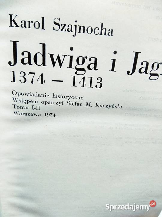 Jadwiga i Jagiełło historyczne książki outlet Warszawa