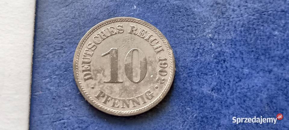 Stare monety 10 fenig 1902 A NIemcy