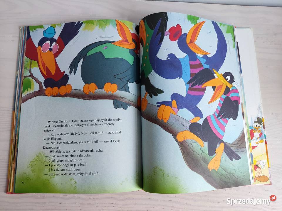 Książka bajka Dumbo Walt Disney Głuchołazy