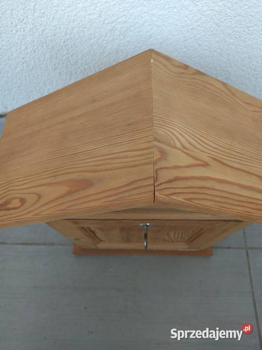 Skrzynka na listy drewniana zamykana na klucz Siedlisko